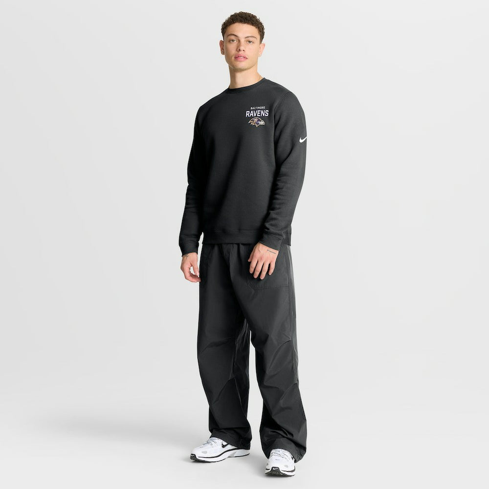 Baltimore Ravens Nike Primetime Club Fleece Pullover Sweatshirt