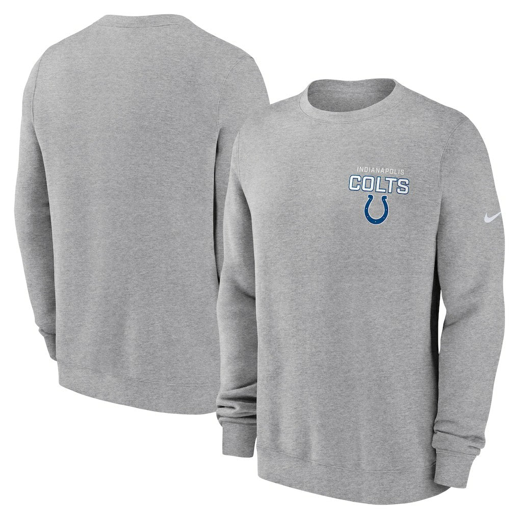 Indianapolis Colts Nike Primetime Club Fleece Pullover Sweatshirt