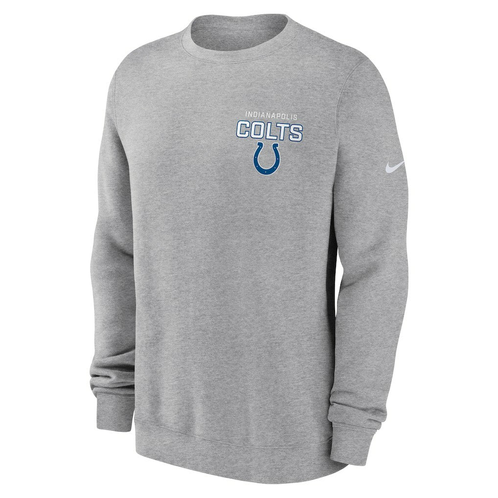 Indianapolis Colts Nike Primetime Club Fleece Pullover Sweatshirt