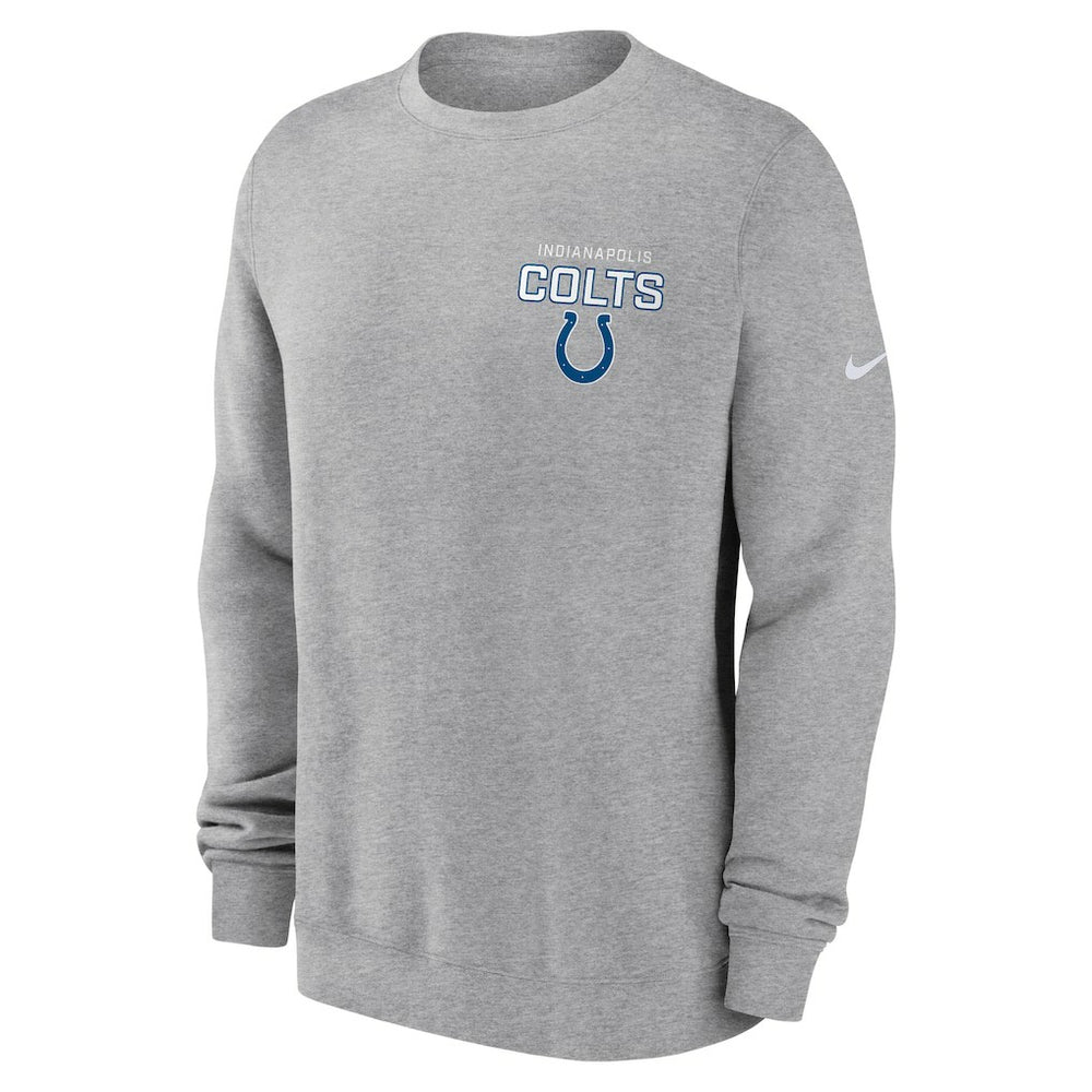 Indianapolis Colts Nike Primetime Club Fleece Pullover Sweatshirt