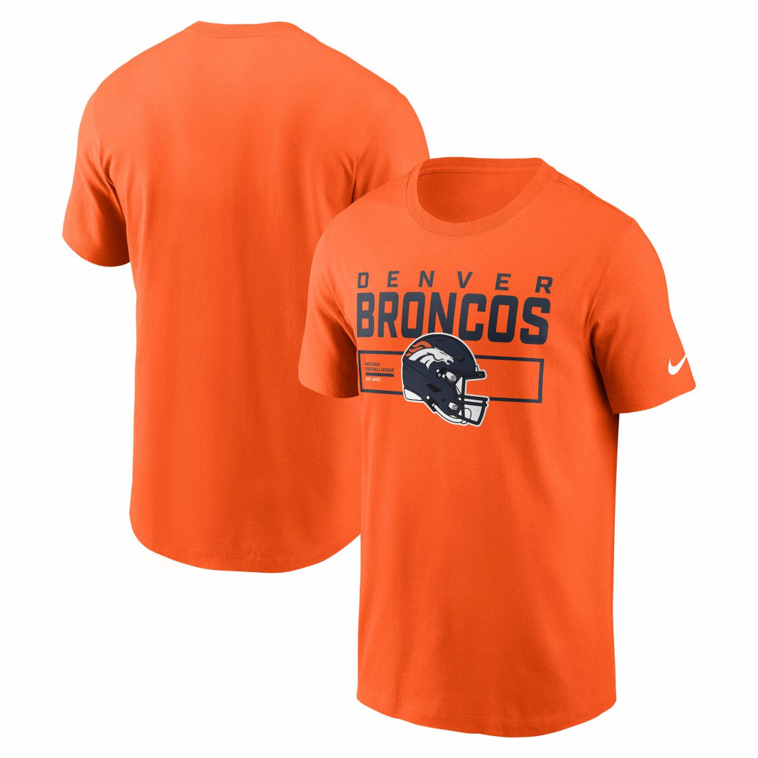 Denver Broncos Nike Primetime Helmet Essential T-Shirt