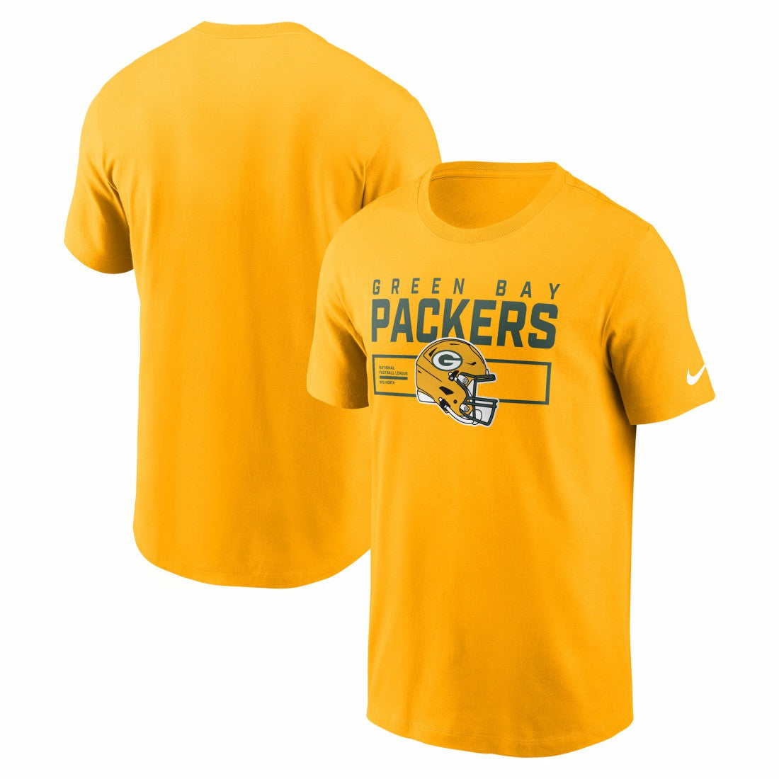 Green Bay Packers Nike Primetime Helmet Essential T-Shirt