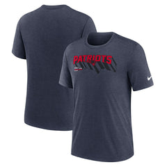 New England Patriots Nike Long Pass Tri-Blend T-Shirt