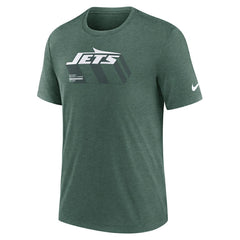 New York Jets Nike Long Pass Tri-Blend T-Shirt