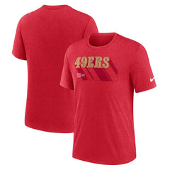 San Francisco 49ers Nike Long Pass Tri-Blend T-Shirt
