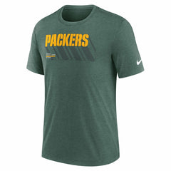 Green Bay Packers Nike Long Pass Tri-Blend T-Shirt