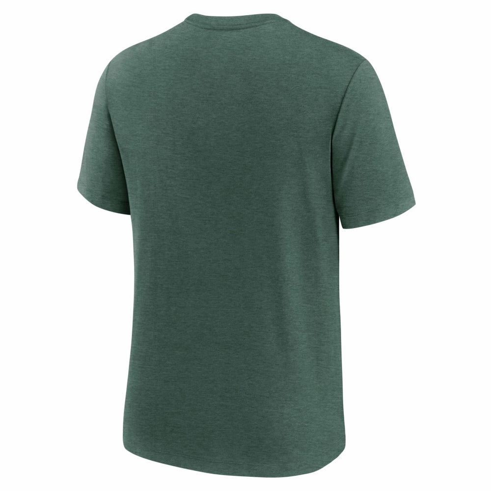 Green Bay Packers Nike Long Pass Tri-Blend T-Shirt