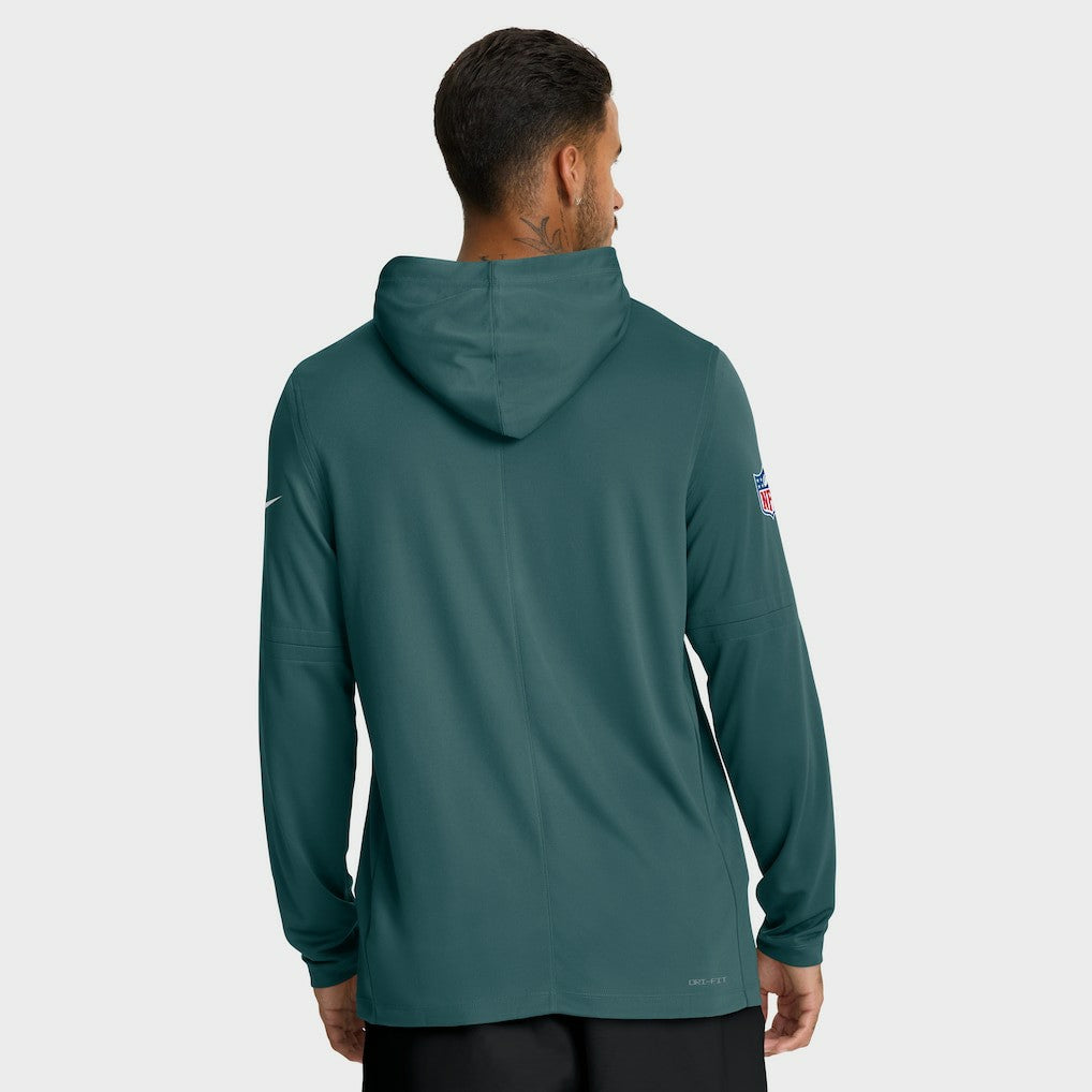 Philadelphia Eagles Nike Big & Tall Sideline Dri-FIT Long Sleeve Hoodie T-Shirt
