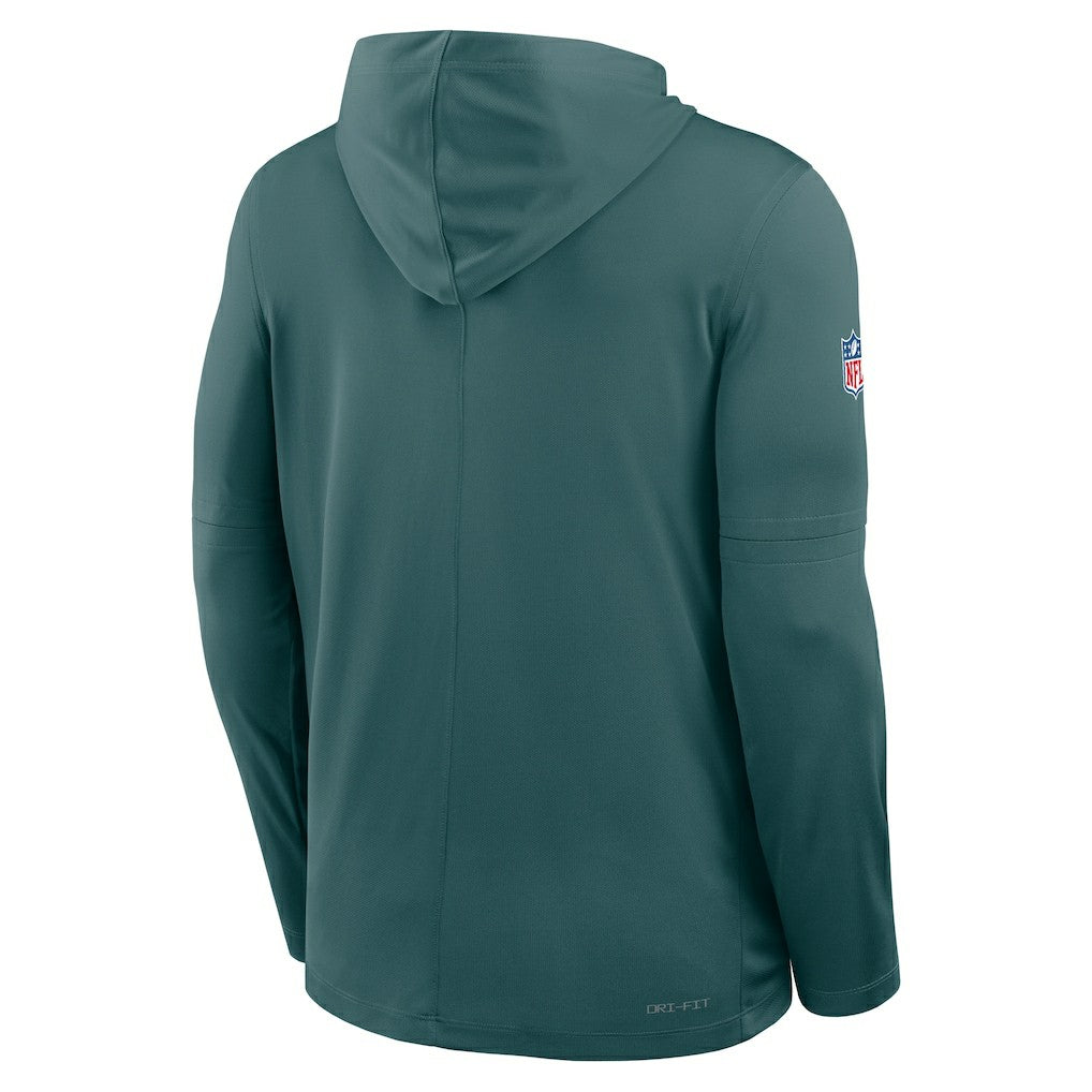 Philadelphia Eagles Nike Big & Tall Sideline Dri-FIT Long Sleeve Hoodie T-Shirt
