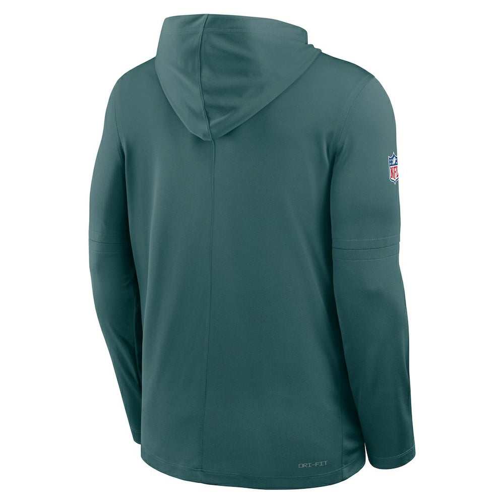 Philadelphia Eagles Nike Big & Tall Sideline Dri-FIT Long Sleeve Hoodie T-Shirt