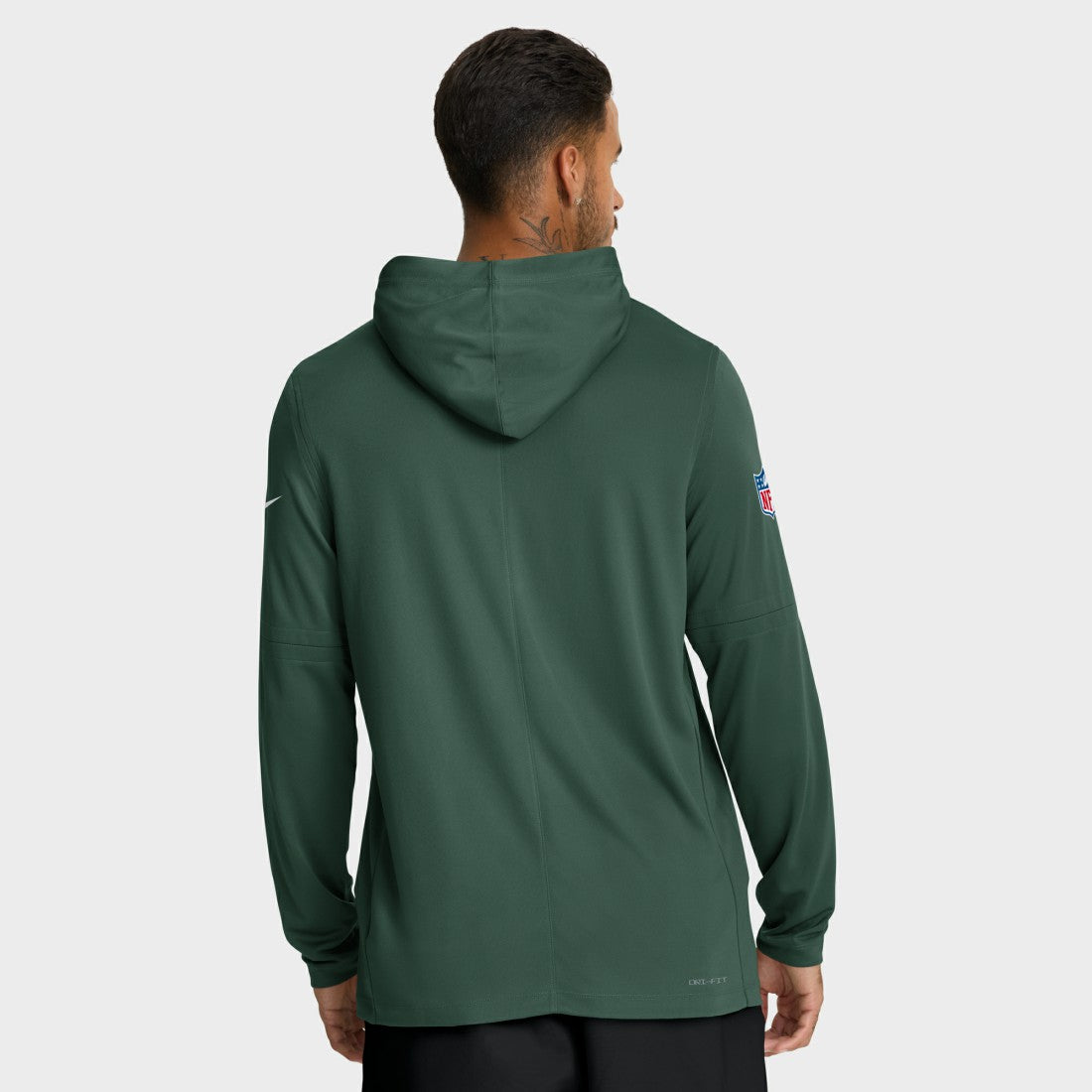 Green Bay Packers Nike Big & Tall Sideline Dri-FIT Long Sleeve Hoodie T-Shirt