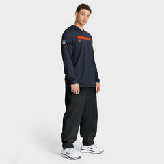 Chicago Bears Nike Big & Tall Sideline Dri-FIT Long Sleeve Hoodie T-Shirt