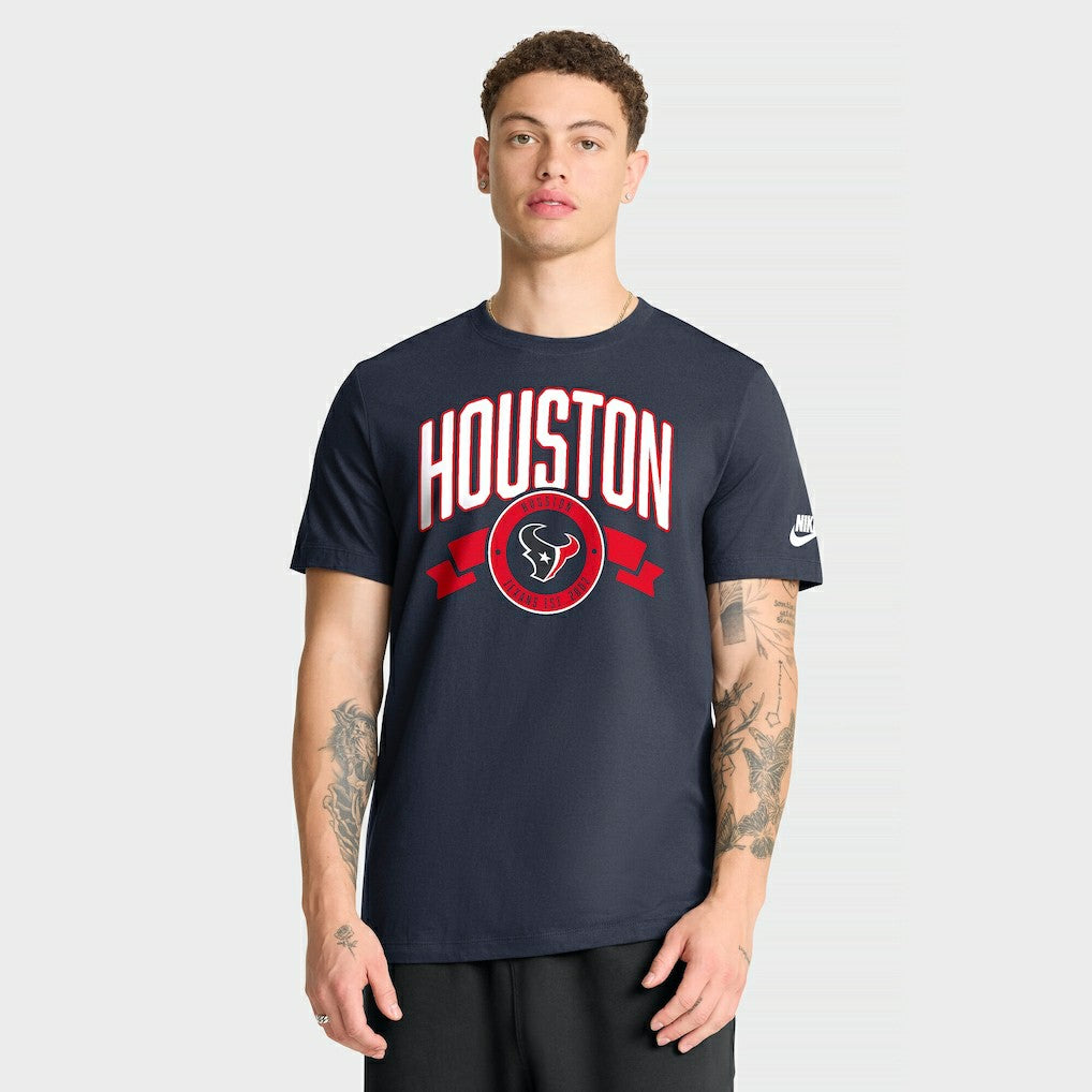 Houston Texans Nike Rewind Front and Back Hit Essential T-Shirt