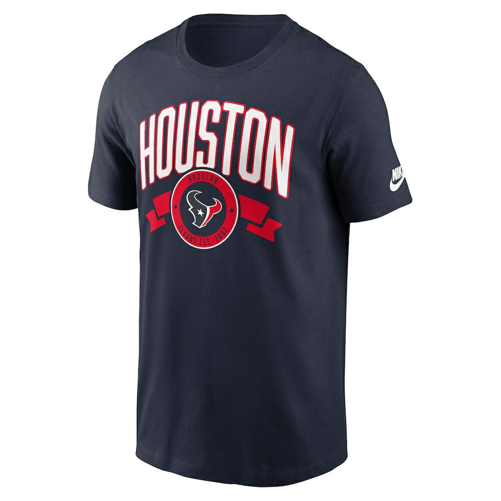 Houston Texans Nike Rewind Front and Back Hit Essential T-Shirt