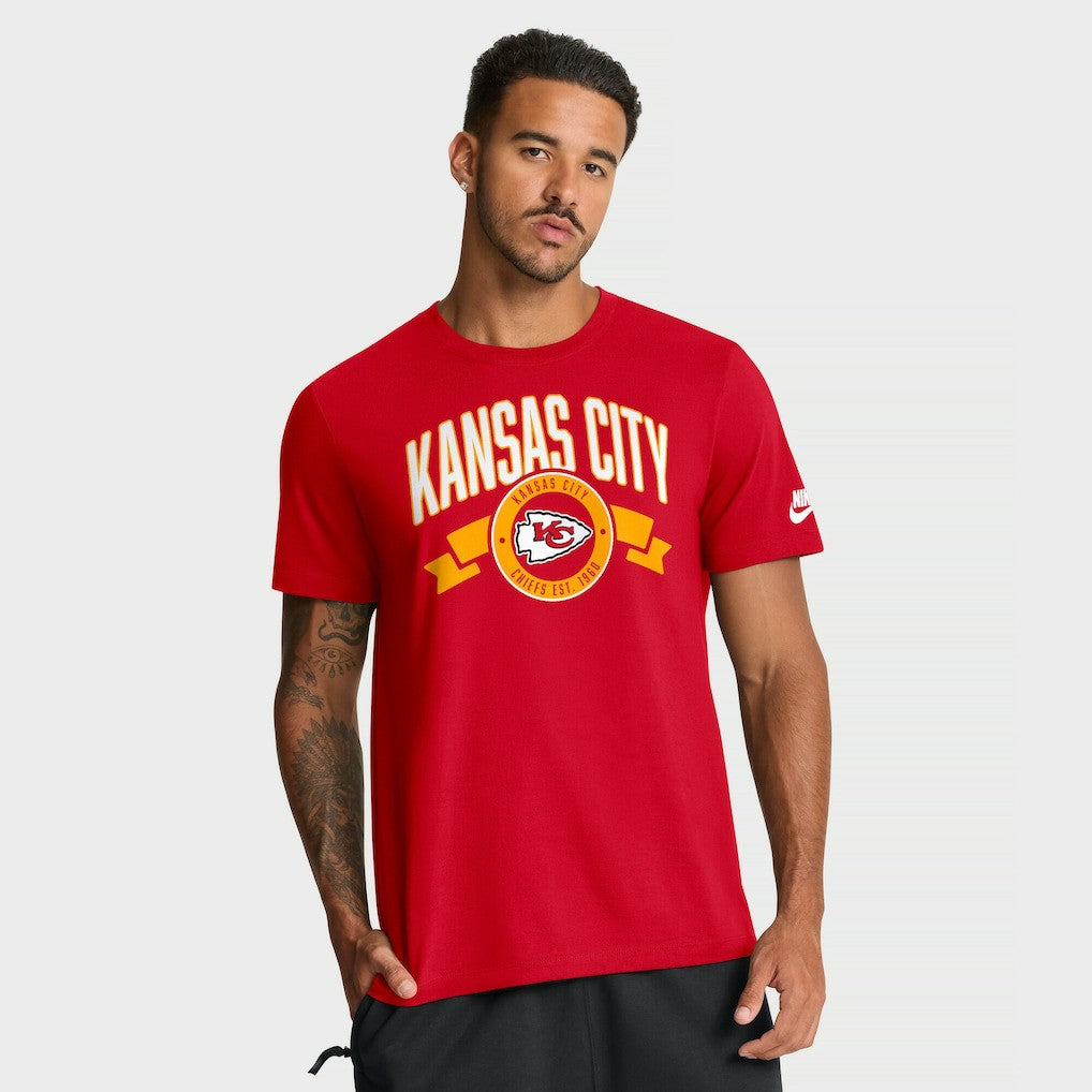 Kansas City Chiefs Nike Rewind Front and Back Hit Essential T-Shirt