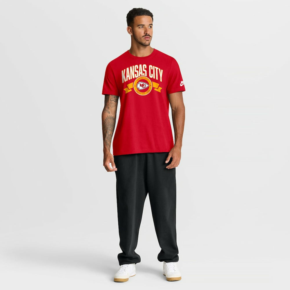 Kansas City Chiefs Nike Rewind Front and Back Hit Essential T-Shirt