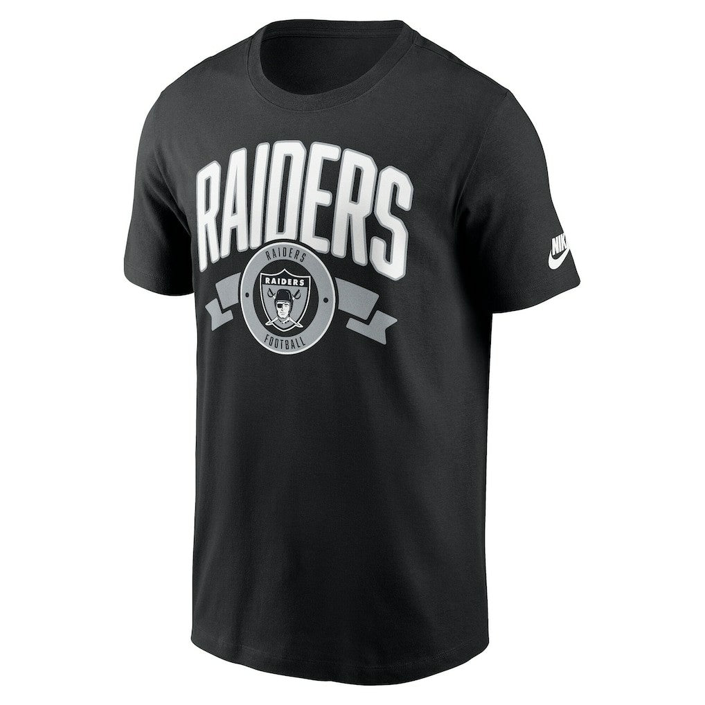 Las Vegas Raiders Nike Rewind Front and Back Hit Essential T-Shirt