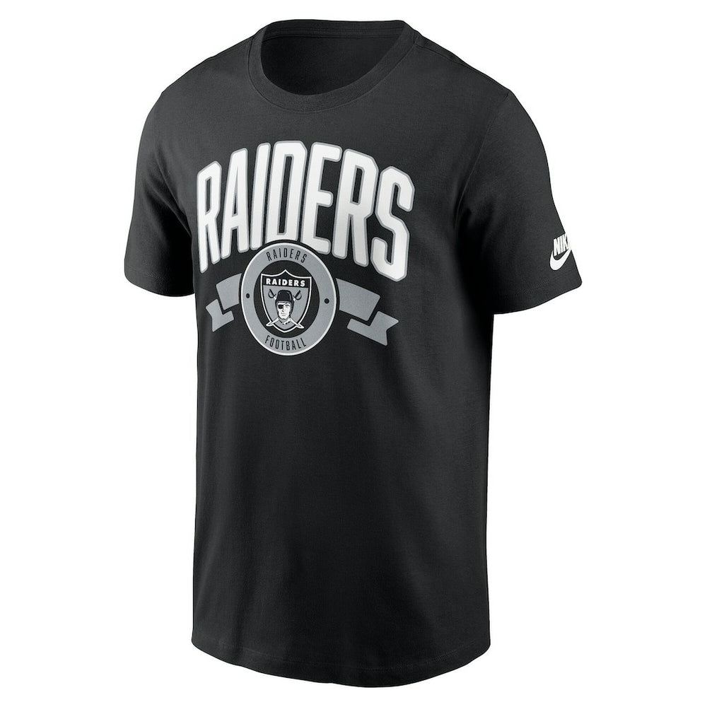 Las Vegas Raiders Nike Rewind Front and Back Hit Essential T-Shirt