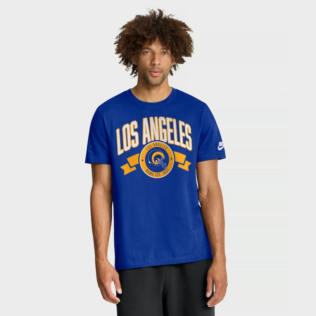 Los Angeles Rams Nike Rewind Front and Back Hit Essential T-Shirt