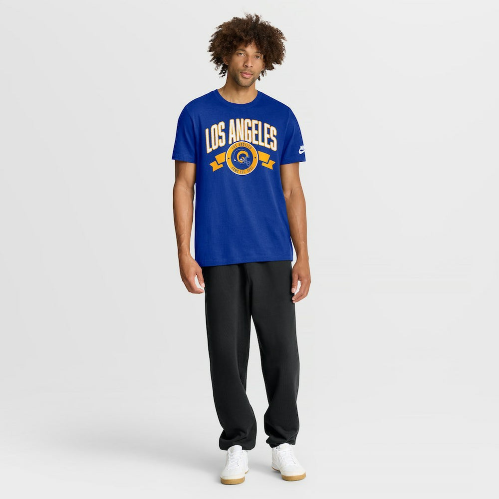 Los Angeles Rams Nike Rewind Front and Back Hit Essential T-Shirt