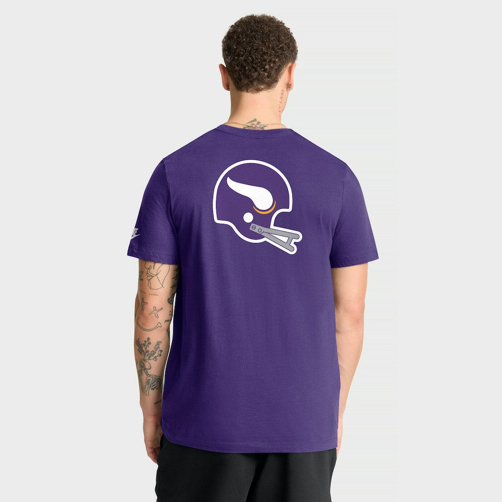 Minnesota Vikings Nike Rewind Front and Back Hit Essential T-Shirt