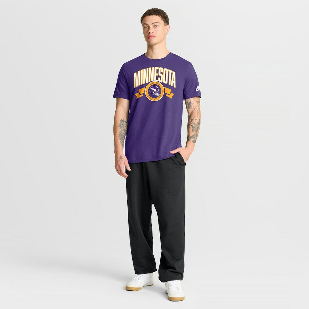 Minnesota Vikings Nike Rewind Front and Back Hit Essential T-Shirt
