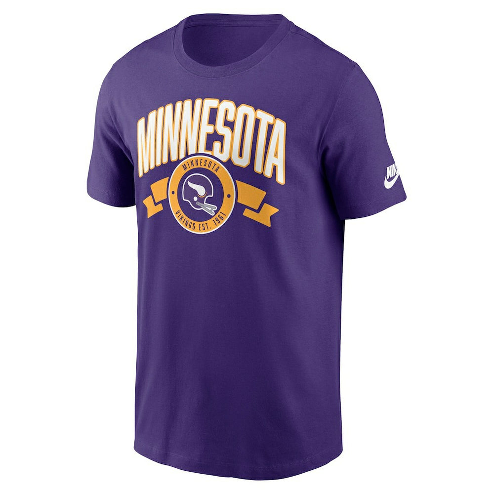 Minnesota Vikings Nike Rewind Front and Back Hit Essential T-Shirt