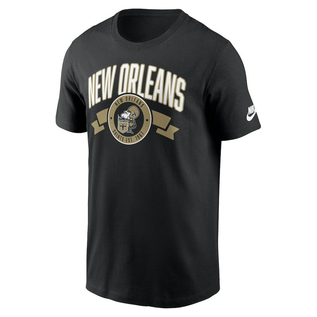 New Orleans Saints Nike Rewind Front and Back Hit Essential T-Shirt