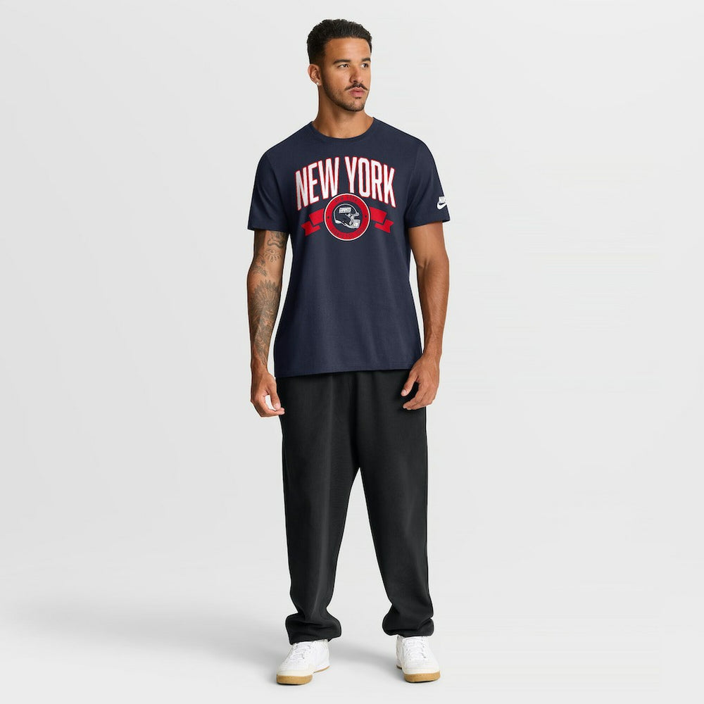 New York Giants Nike Rewind Front and Back Hit Essential T-Shirt