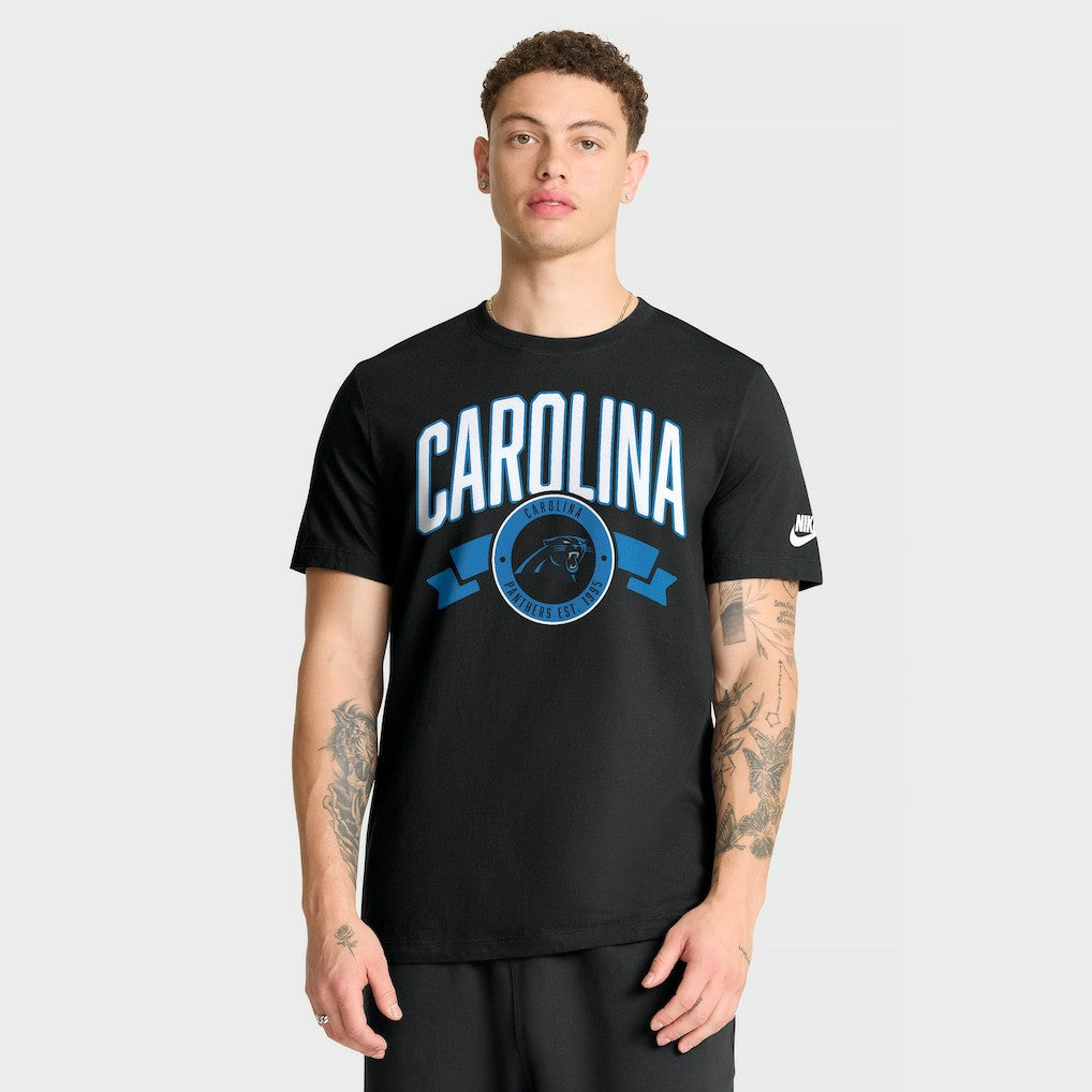 Carolina Panthers Nike Rewind Front and Back Hit Essential T-Shirt