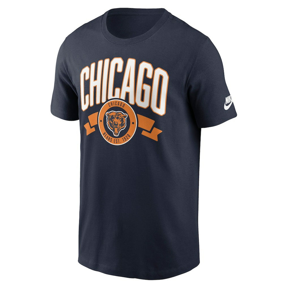 Chicago Bears Nike Rewind Front and Back Hit Essential T-Shirt