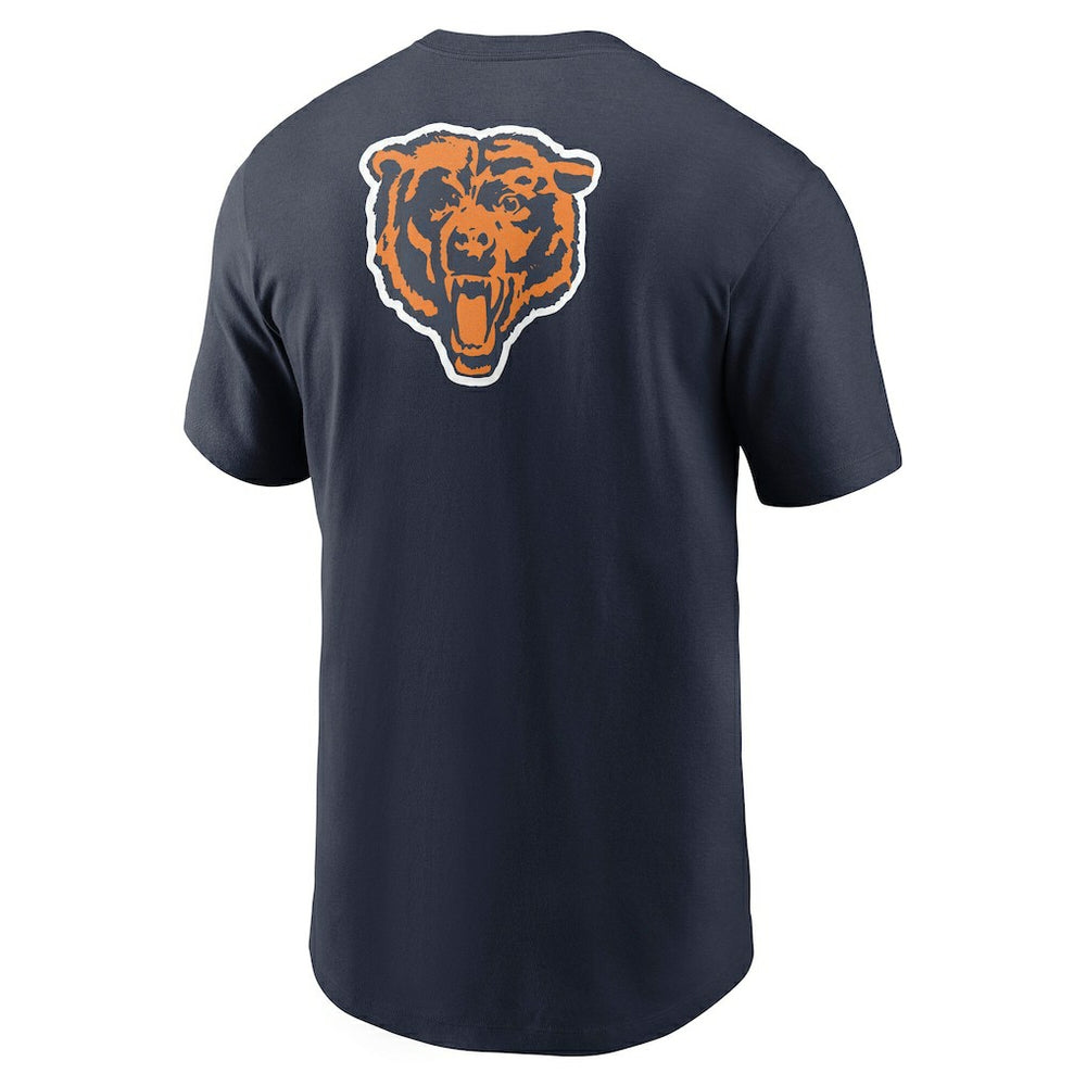 Chicago Bears Nike Rewind Front and Back Hit Essential T-Shirt