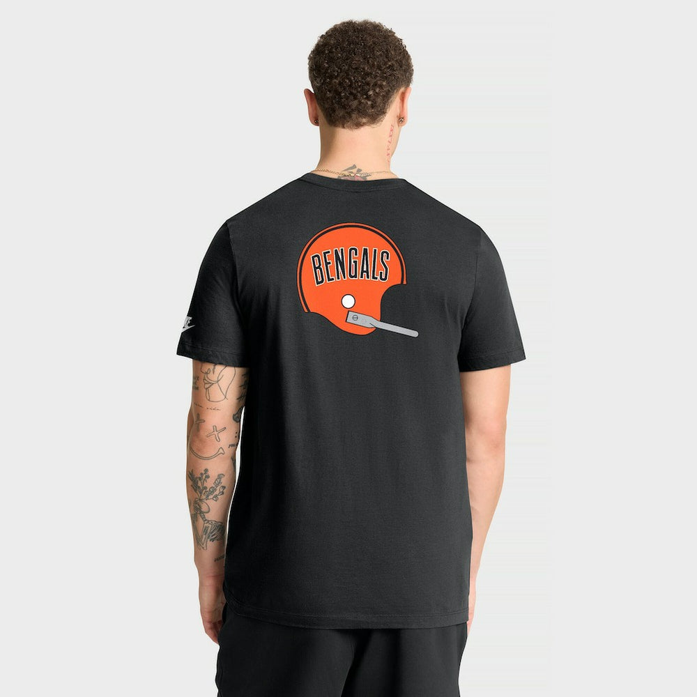 Cincinnati Bengals Nike Rewind Front and Back Hit Essential T-Shirt