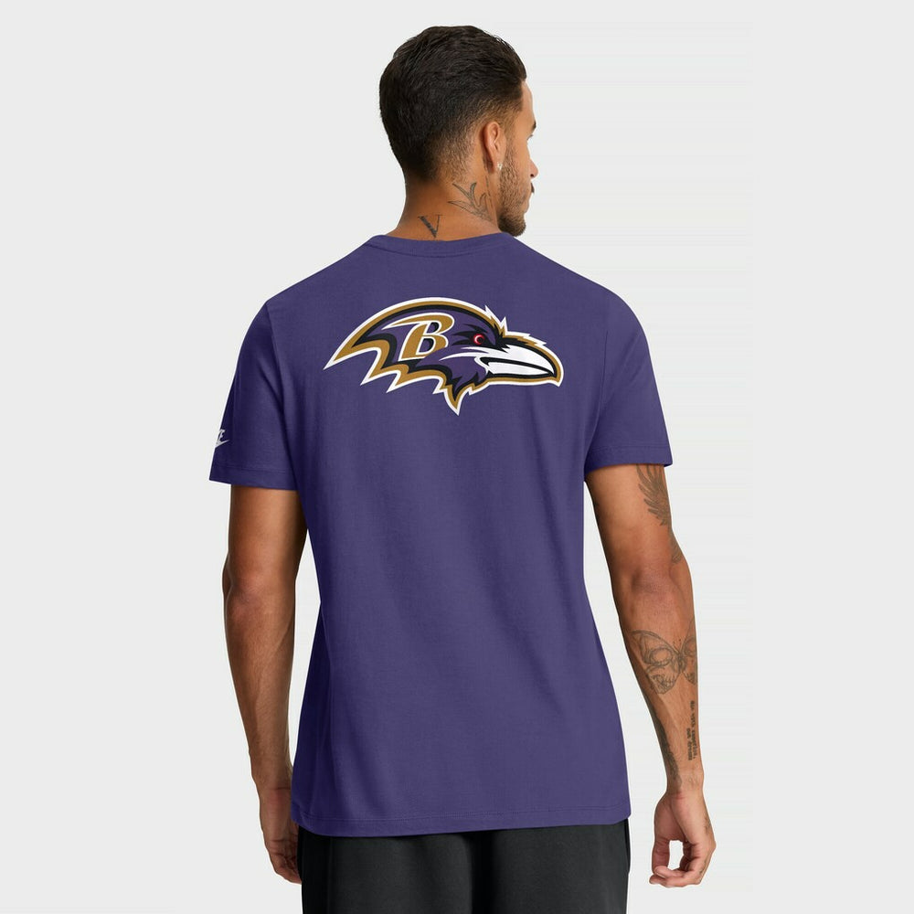 Baltimore Ravens Nike Rewind Front and Back Hit Essential T-Shirt