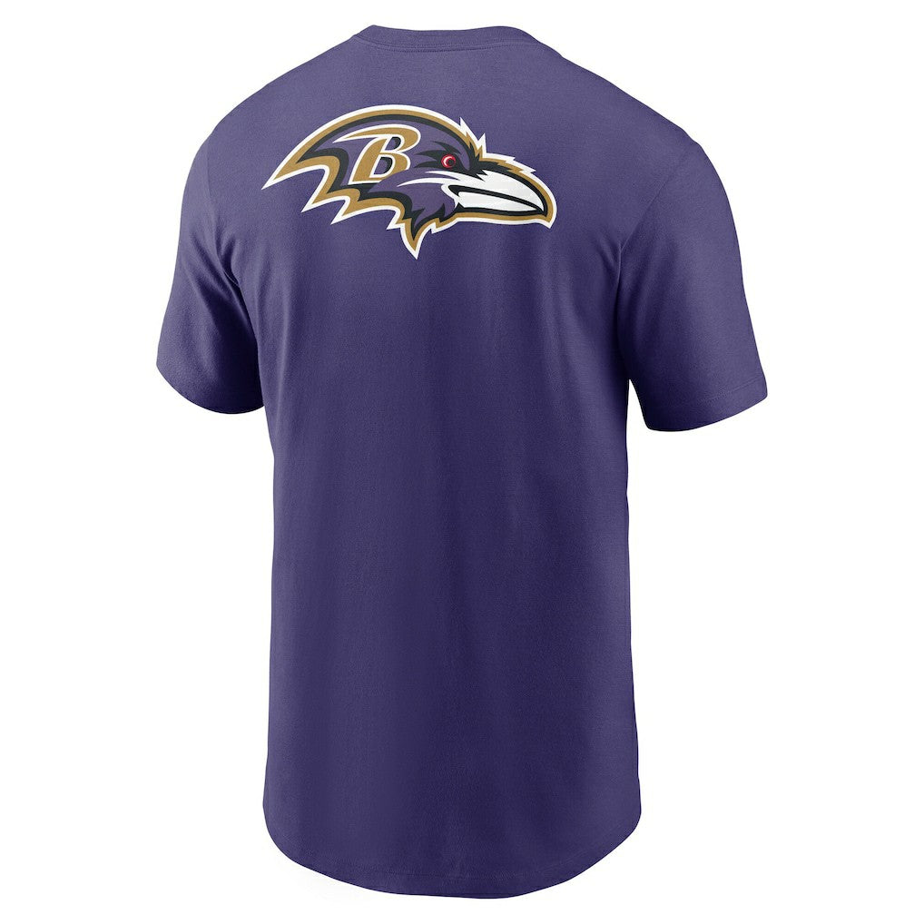 Baltimore Ravens Nike Rewind Front and Back Hit Essential T-Shirt