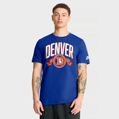 Denver Broncos Nike Rewind Front and Back Hit Essential T-Shirt