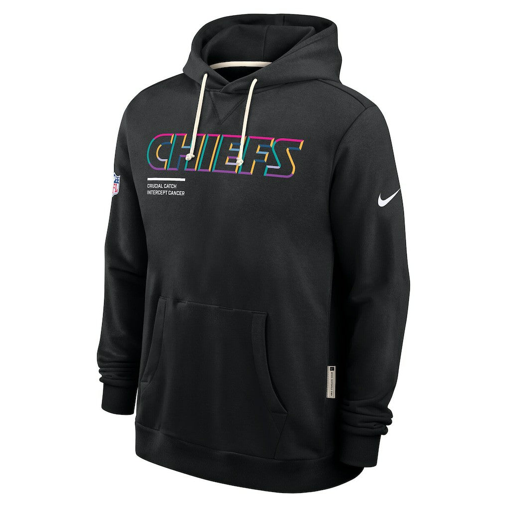 Kansas City Chiefs Nike Tall 2025 NFL Crucial Catch Sideline Standard Issue Dri-FIT Hoodie