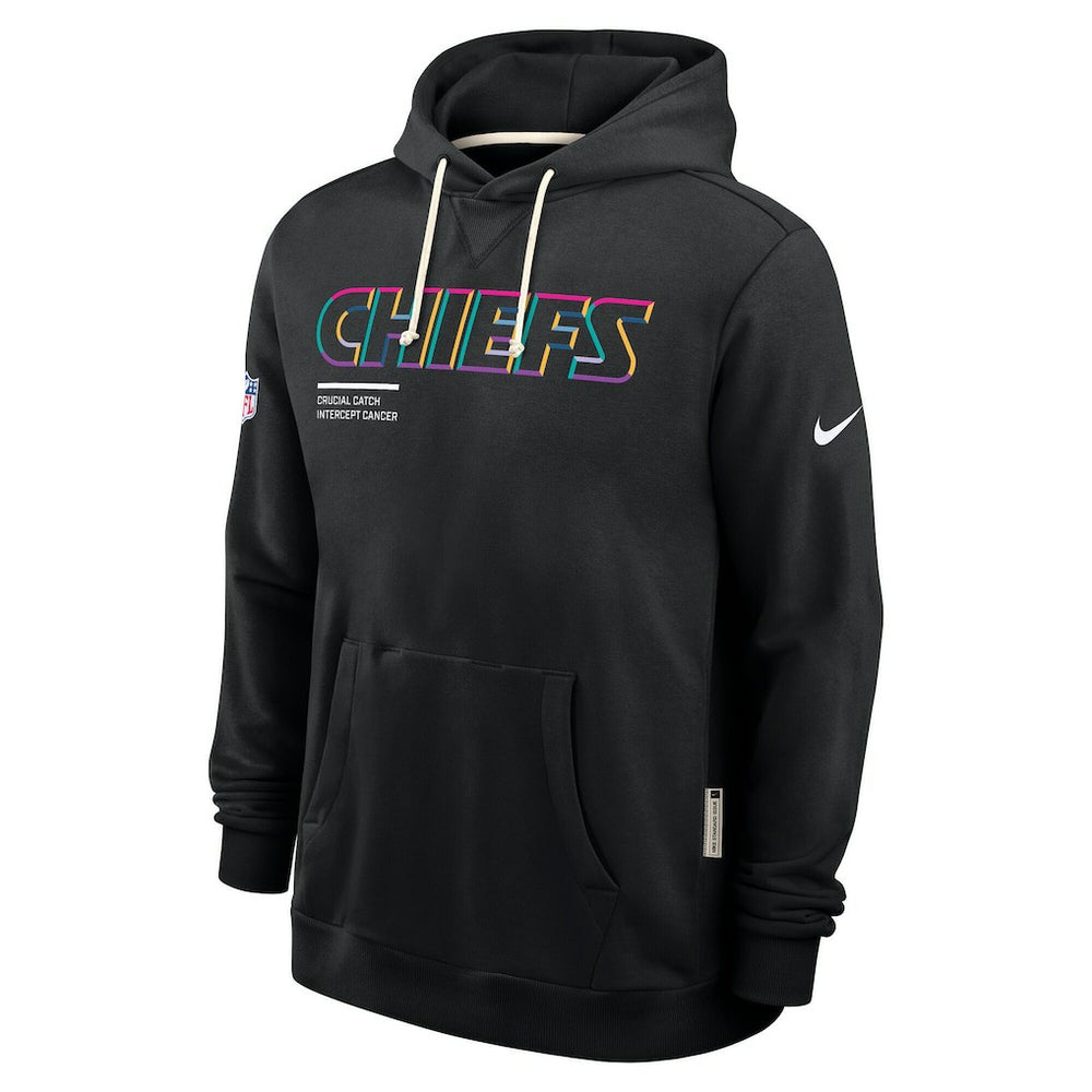 Kansas City Chiefs Nike Tall 2025 NFL Crucial Catch Sideline Standard Issue Dri-FIT Hoodie