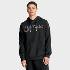 Chicago Bears Nike Tall 2025 NFL Crucial Catch Sideline Standard Issue Dri-FIT Hoodie