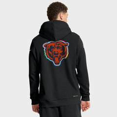 Chicago Bears Nike Tall 2025 NFL Crucial Catch Sideline Standard Issue Dri-FIT Hoodie