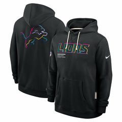 Detroit Lions Nike Tall 2025 NFL Crucial Catch Sideline Standard Issue Dri-FIT Hoodie