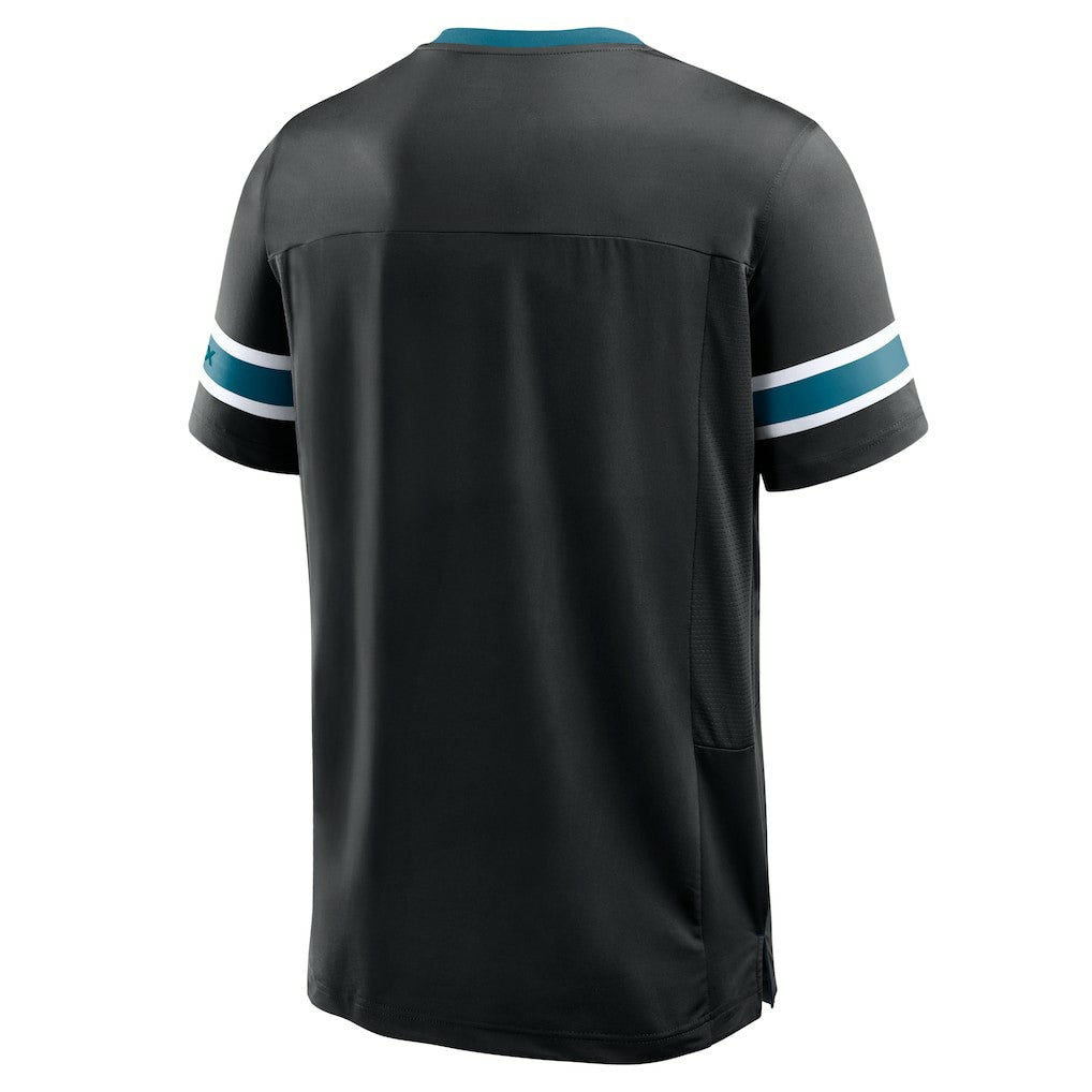 Jacksonville Jaguars Fanatics Hometown Premium Hashmark V-Neck T-Shirt