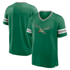 Philadelphia Eagles Fanatics Hometown Premium Hashmark V-Neck T-Shirt