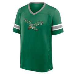 Philadelphia Eagles Fanatics Hometown Premium Hashmark V-Neck T-Shirt
