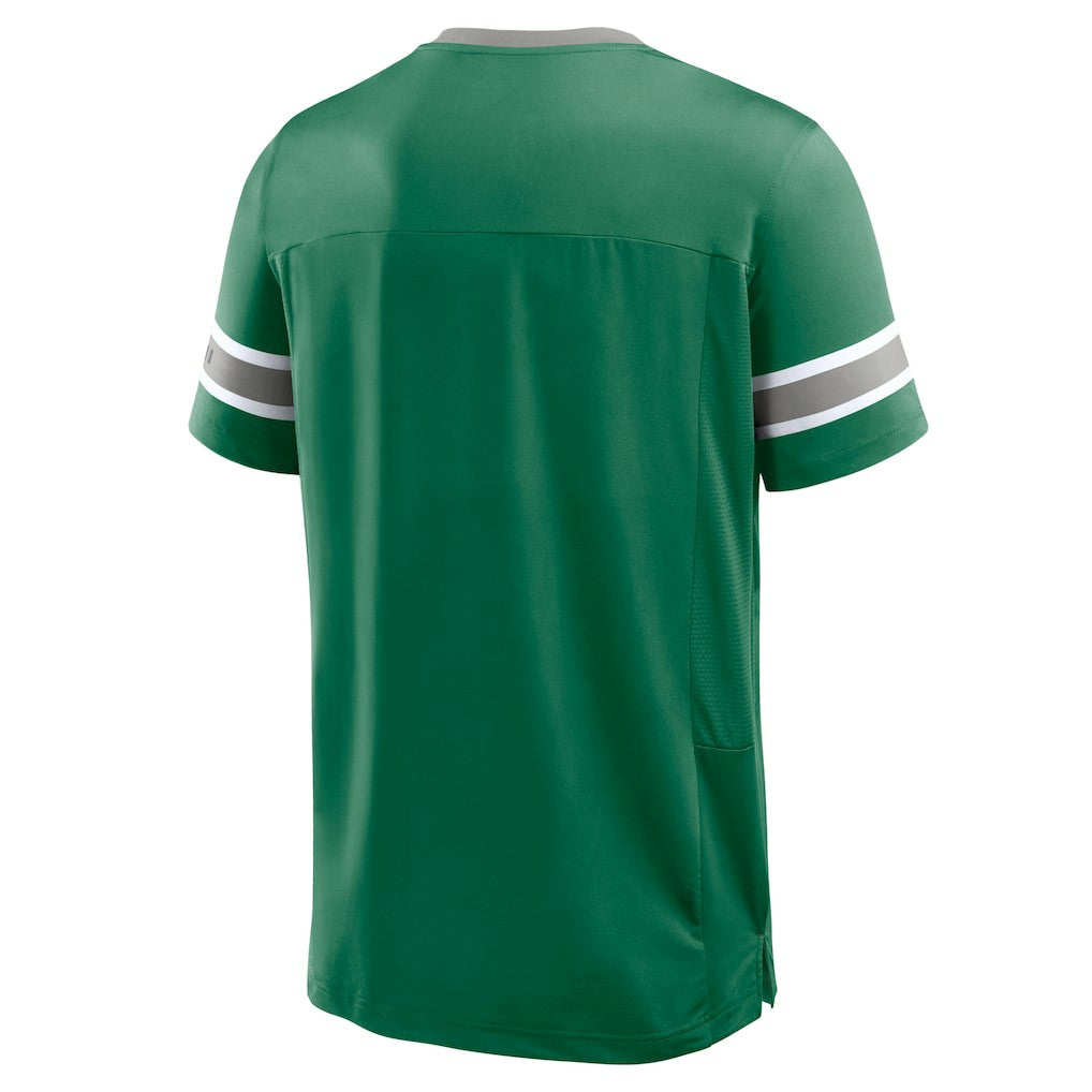 Philadelphia Eagles Fanatics Hometown Premium Hashmark V-Neck T-Shirt