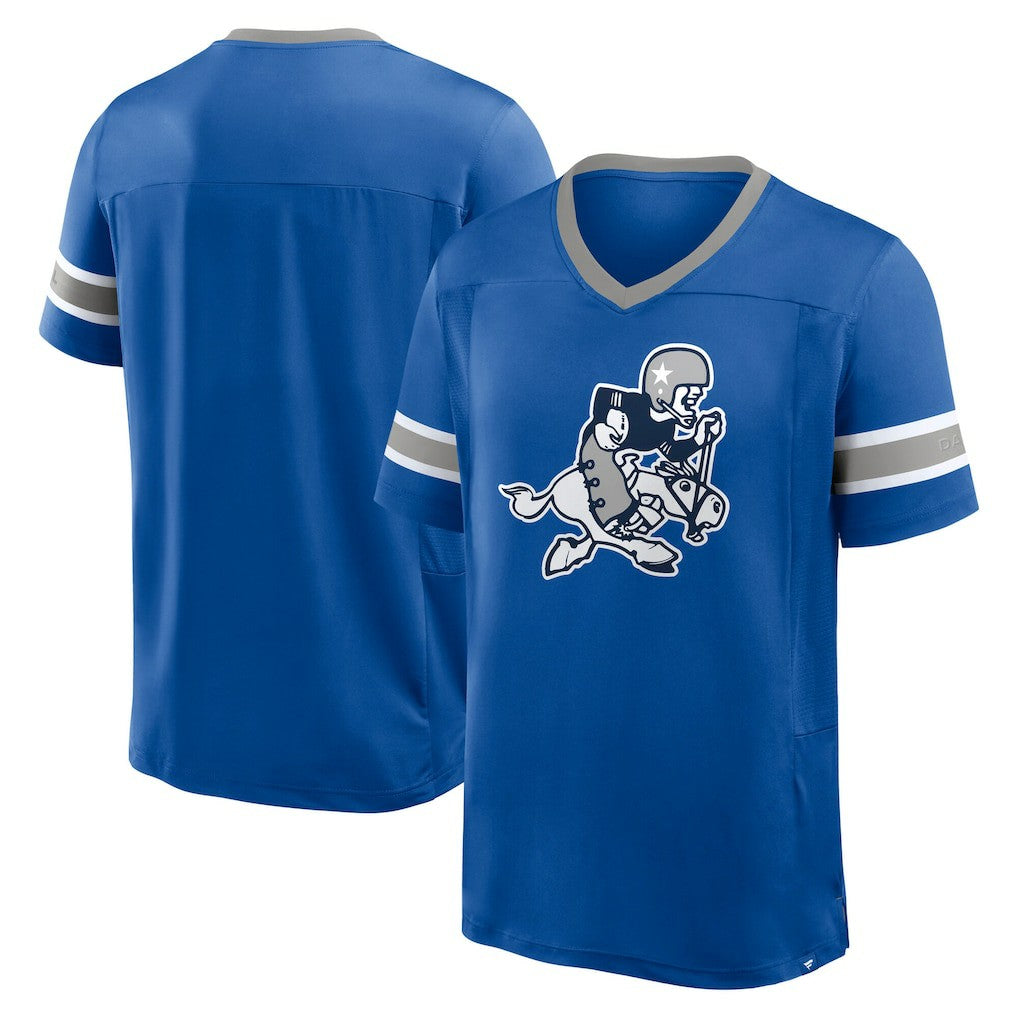 Dallas Cowboys Fanatics Hometown Premium Hashmark V-Neck T-Shirt