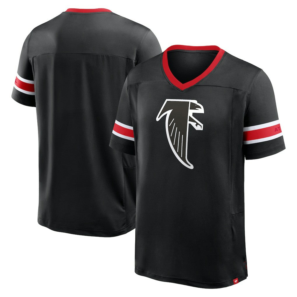 Atlanta Falcons Fanatics Hometown Premium Hashmark V-Neck T-Shirt