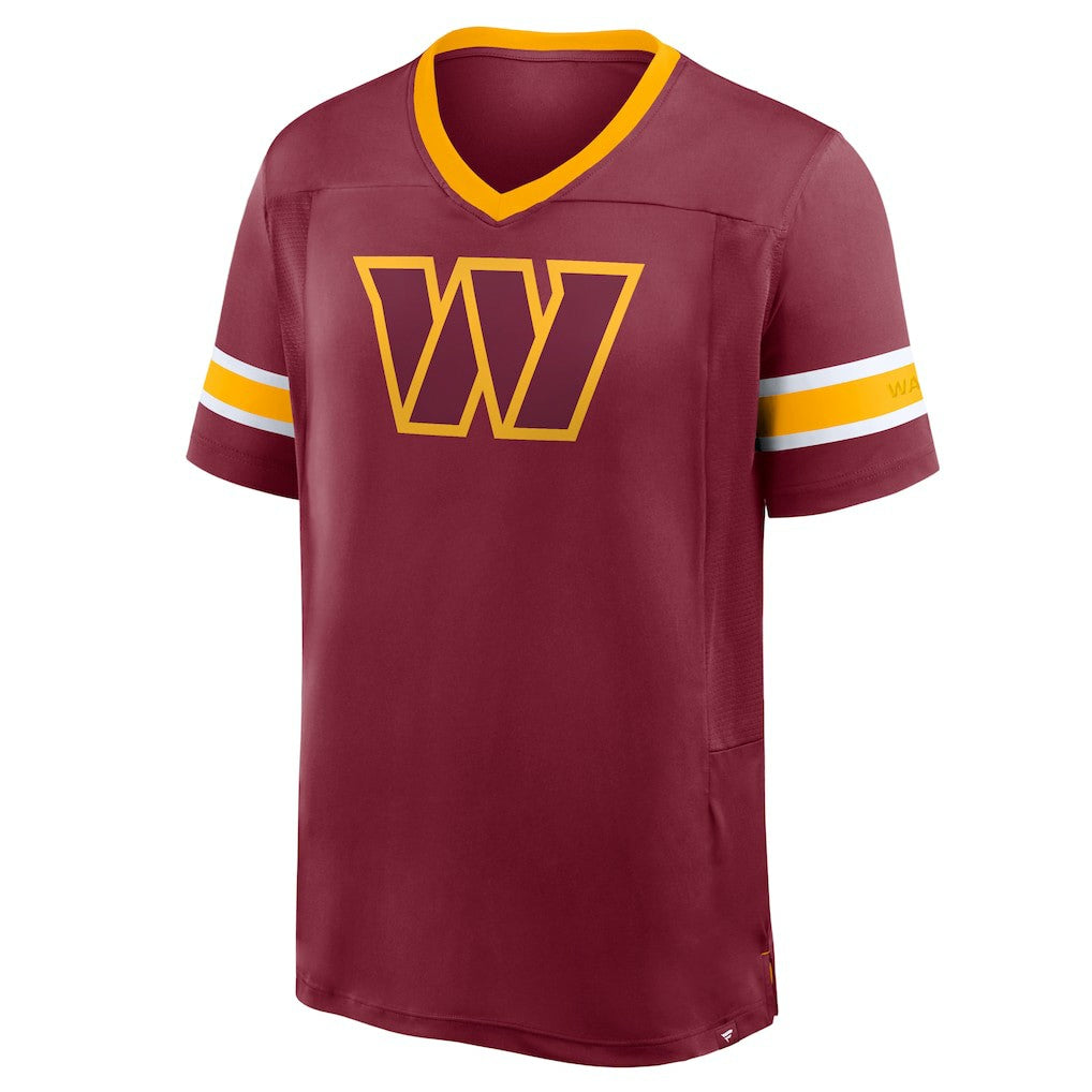 Washington Commanders Fanatics Hometown Premium Hashmark V-Neck T-Shirt