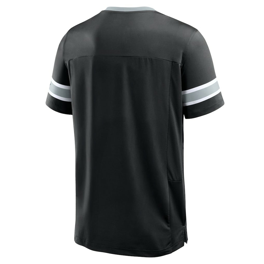 Las Vegas Raiders Fanatics Hometown Premium Hashmark V-Neck T-Shirt
