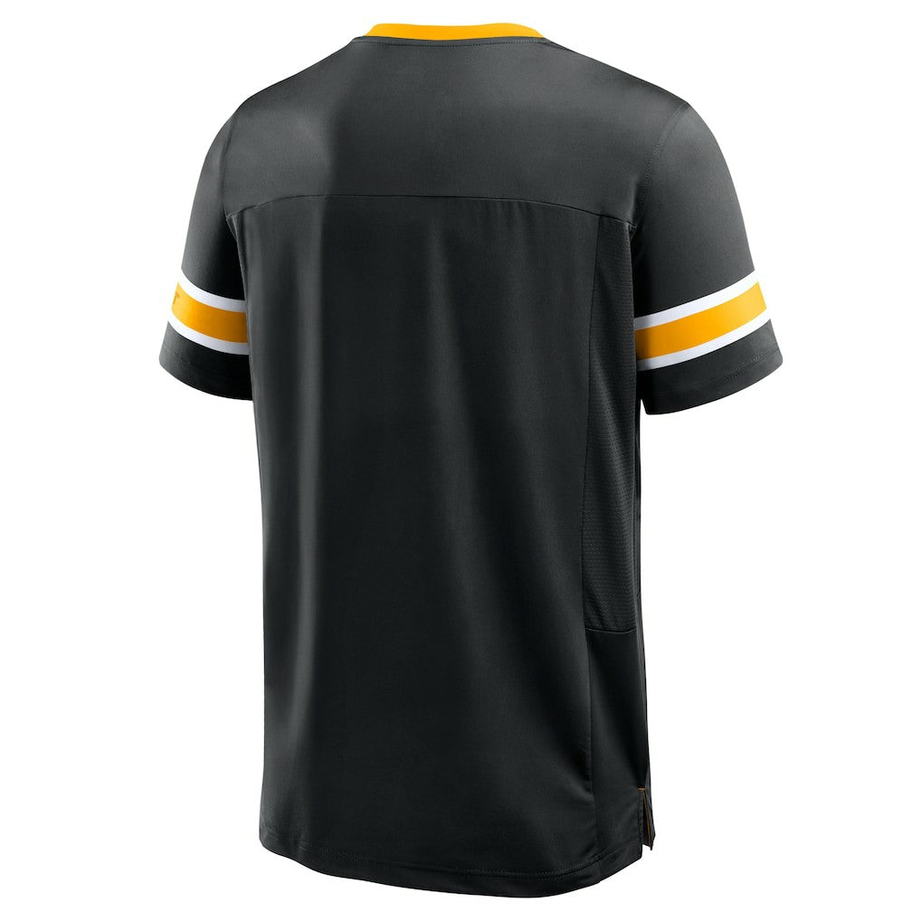 Pittsburgh Steelers Fanatics Hometown Premium Hashmark V-Neck T-Shirt